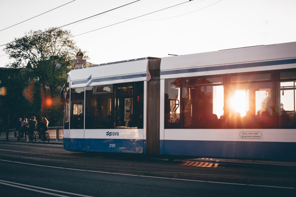 Tram in Amsterdam